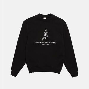 Sporty and Rich “Stay Active Live Longer” Crewneck